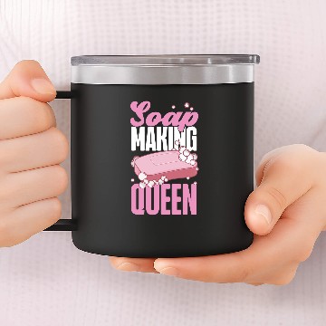 Discover Soap Making Crafting Crown Queen Soap Making Queen 14oz Stainless Steel Tumblers