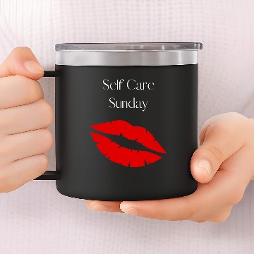 Discover Self Care Sunday 14oz Stainless Steel Tumblers