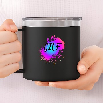 Discover Hot New Grandma GILF Funny Comedy Tops 14oz Stainless Steel Tumblers