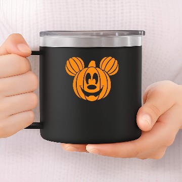 Discover Disney Mickey Mouse Pumpkin Halloween 14oz Stainless Steel Tumblers