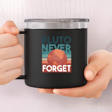 Discover Pluto never forget 14oz Stainless Steel Tumblers