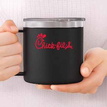 Discover Chick-fil-A Logo Food Restaurant 14oz Stainless Steel Tumblers