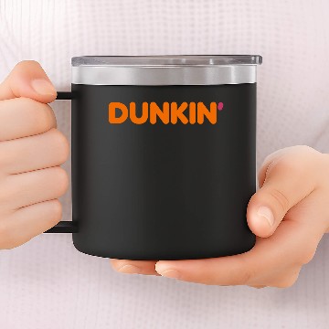 Discover Dunkin' Donuts-Logo Food Restaurant 14oz Stainless Steel Tumblers