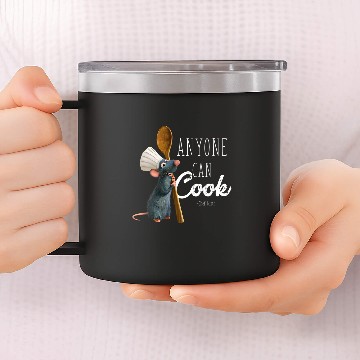 Discover Womens Disney Pixarss Ratatouille Remy Anyone Can Cook VNeck 3D 14oz Stainless Steel Tumblers