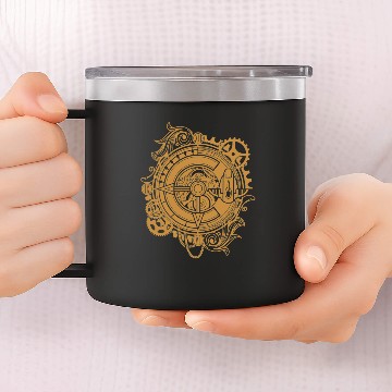 Discover Chrono Trigger Clock Epoch - Chrono Trigger - 14oz Stainless Steel Tumblers