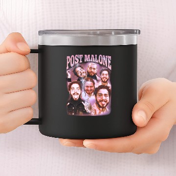 Discover Post Malone 14oz Stainless Steel Tumblers, Post Malone Printed Graphic 14oz Stainless Steel Tumblers