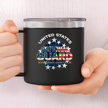 Discover US National Guard Always Ready Always Th Baseball Jerseys 14oz Stainless Steel Tumblers