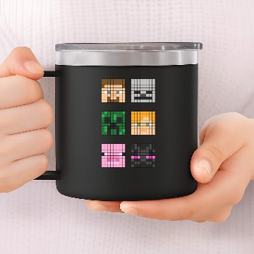 Discover Famous characters - Minecraft - 14oz Stainless Steel Tumblers