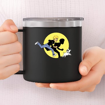 Discover Double Tin Quest - Jonny Quest - 14oz Stainless Steel Tumblers