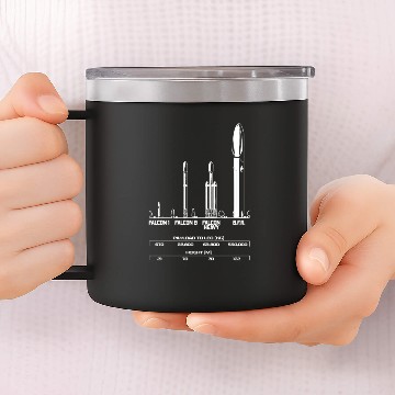 Discover Big F***ing Rocket (BFR) - SpaceX 14oz Stainless Steel Tumblers