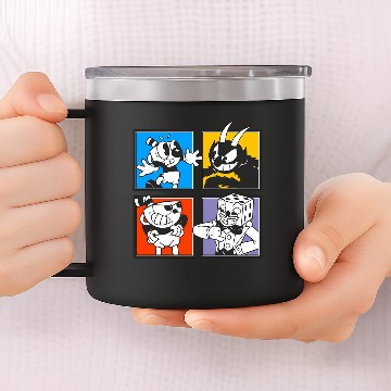 Discover Cuphead Characters - Videogames - 14oz Stainless Steel Tumblers