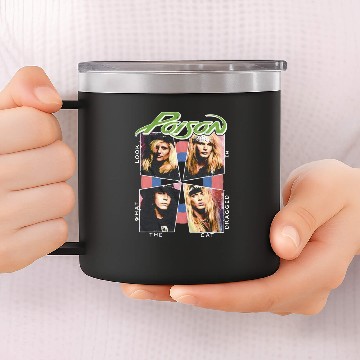 Discover A&e Designs Poison Look What The Cat Dragged In Baseball 14oz Stainless Steel Tumblers