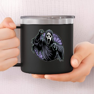 Discover Ghostface from Scream - Ghostface - 14oz Stainless Steel Tumblers