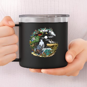 Discover Studio Ghibli 14oz Stainless Steel Tumblers, Miyazaki World 14oz Stainless Steel Tumblers