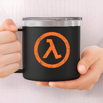 Discover Half Life Lambda Symbol - Half Life Lambda Symbol - Baseball Jerseys 14oz Stainless Steel Tumblers