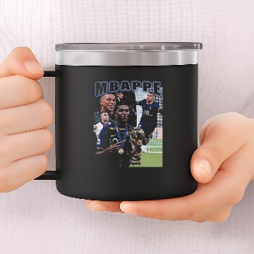 Discover Mbappe 14oz Stainless Steel Tumblers