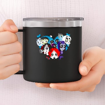 Discover Ruby Gloom heart 14oz Stainless Steel Tumblers