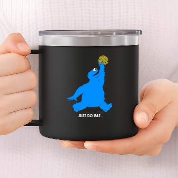 Discover Just Do Eat Cookie Monster Baseball Jerseys 14oz Stainless Steel Tumblers