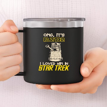 Discover omg it's r2d2 i loved him in 14oz Stainless Steel Tumblers