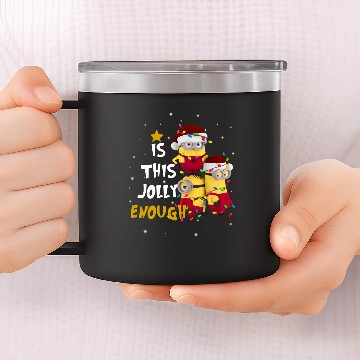 Discover Minion Christmas 14oz Stainless Steel Tumblers
