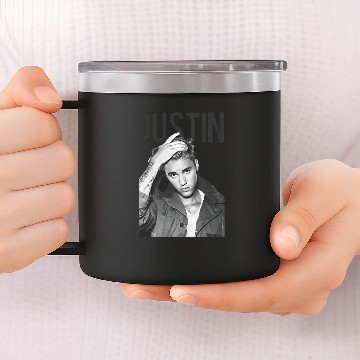 Discover Justin Bieber Ladies 14oz Stainless Steel Tumblers: Bold