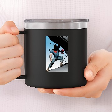 Discover Superman Strongest Hero Pose 14oz Stainless Steel Tumblers