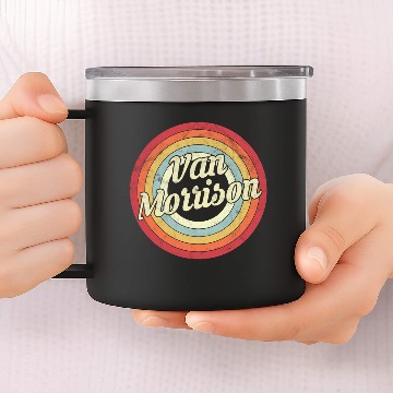 Discover Van Morrison - Retro Style - Van Morrison - 14oz Stainless Steel Tumblers