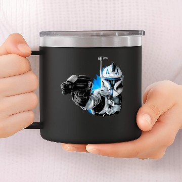 Discover Rex...Captain Rex - Isatonic - 14oz Stainless Steel Tumblers