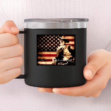 Discover John Wayne Signature Stars 14oz Stainless Steel Tumblers