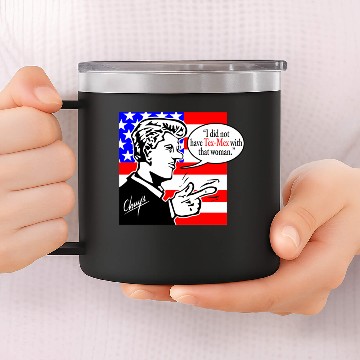 Discover Chuys Bill Clinton 14oz Stainless Steel Tumblers