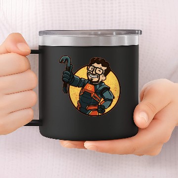 Discover Lambda Boy II - Half Life - 14oz Stainless Steel Tumblers