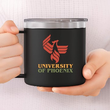 Discover University Of Phoenix 14oz Stainless Steel Tumblers