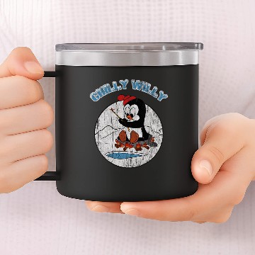 Discover Distressed Chilly willy - Chilly Willy - 14oz Stainless Steel Tumblers