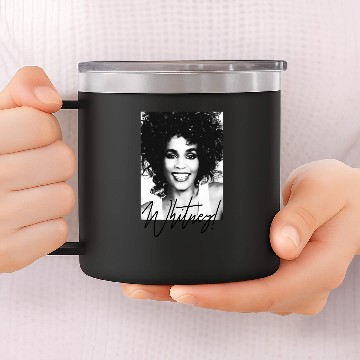 Discover Whitney Houston Vintage 90s 14oz Stainless Steel Tumblers