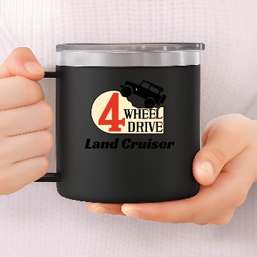Discover 4 Wheel Drive Land Cruiser 14oz Stainless Steel Tumblers