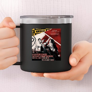 Discover Evanescence Within Temptation Worlds Collide Tour 2022 14oz Stainless Steel Tumblers