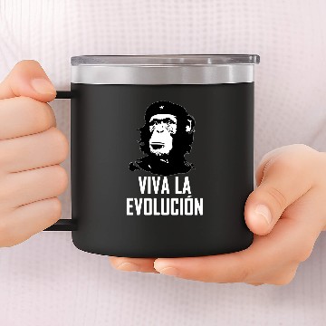 Discover Evolution Che Guevara Funny 14oz Stainless Steel Tumblers
