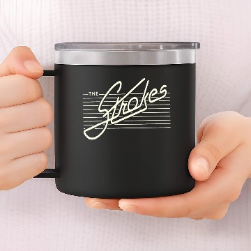 Discover The Strokes Merch 14oz Stainless Steel Tumblers