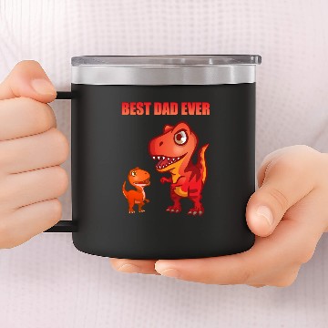 Discover Best Dad Ever 14oz Stainless Steel Tumblers