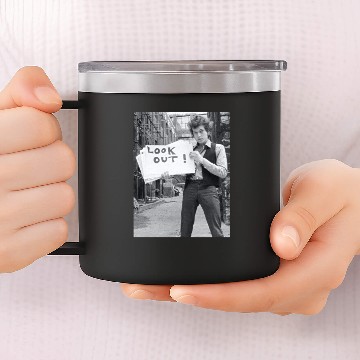 Discover Bob Dylan - LOOK OUT! 14oz Stainless Steel Tumblers