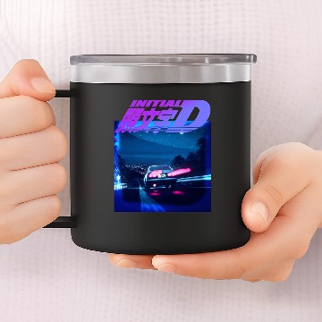 Discover Initial D Neon AE86 Classic 14oz Stainless Steel Tumblers