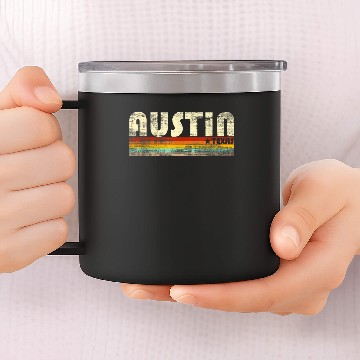 Discover Austin Texas 14oz Stainless Steel Tumblers