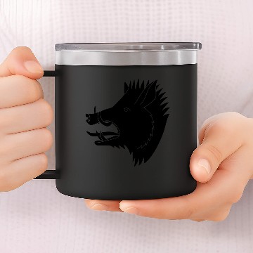 Discover Boar Solid Face 14oz Stainless Steel Tumblers
