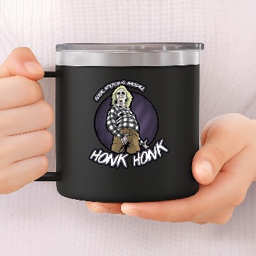 Discover Beetlejuice Honk Honk - Amazing - 14oz Stainless Steel Tumblers