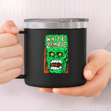 Discover Rob Zombie White Zombie Band 14oz Stainless Steel Tumblers