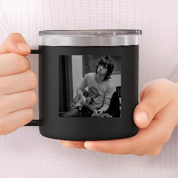 Discover Keith Richards Smoking Baseball 14oz Stainless Steel Tumblers