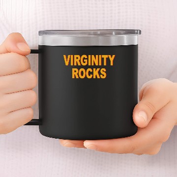 Discover Virginity Rocks 14oz Stainless Steel Tumblers