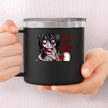 Discover Jeff the Killer 14oz Stainless Steel Tumblers