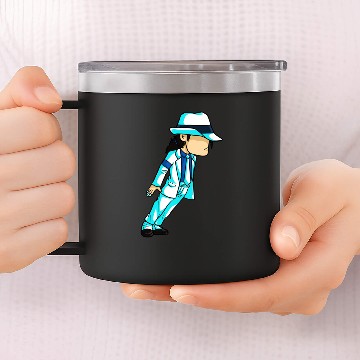 Discover King of Pop Smooth Criminal - Michael Jackson - 14oz Stainless Steel Tumblers