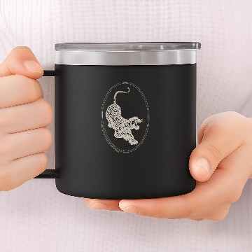Discover Jerry Garcia 14oz Stainless Steel Tumblers- Tiger Guitar